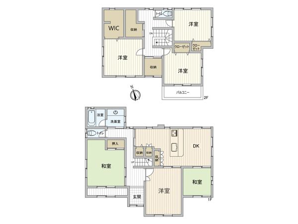 梅ノ木6丁目 戸建 間取図(平面図) 間取図(平面図)