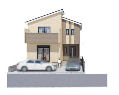 昆陽泉町4丁目 新築戸建 1号棟 外観パース図