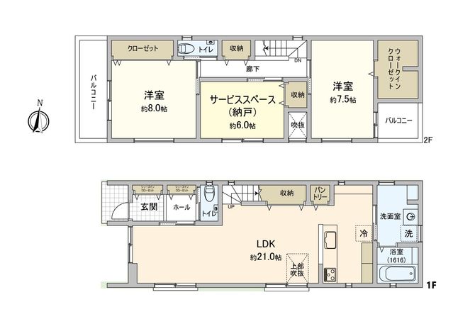 野間北1丁目 新築戸建 B号地 間取図(平面図) 野間北1丁目 新築戸建 B号地 間取図(平面図)