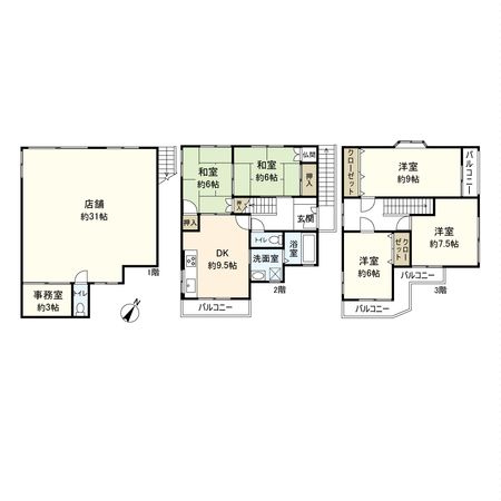 昆陽東一丁目 戸建 間取図(平面図) 昆陽東一丁目 戸建 間取図(平面図)
