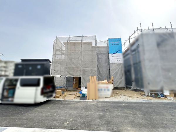 寺本2丁目 新築戸建 15号地 前面道路含む外観 寺本2丁目 新築戸建 15号地 前面道路含む外観