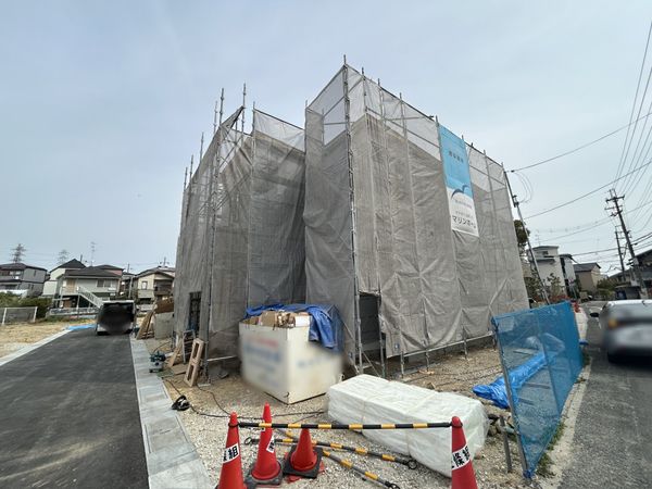 寺本2丁目 新築戸建 16号地 前面道路含む外観 寺本2丁目 新築戸建 16号地 前面道路含む外観