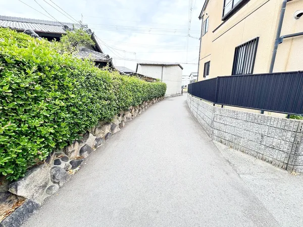 西側前面道路