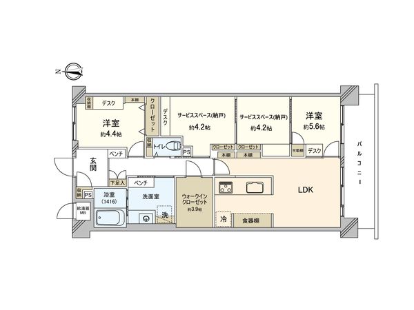 間取図(平面図)