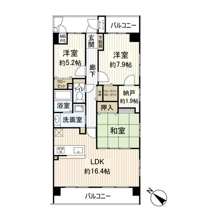 間取図(平面図)