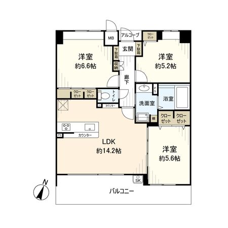 間取図(平面図)