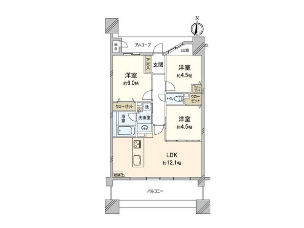 間取図(平面図)
