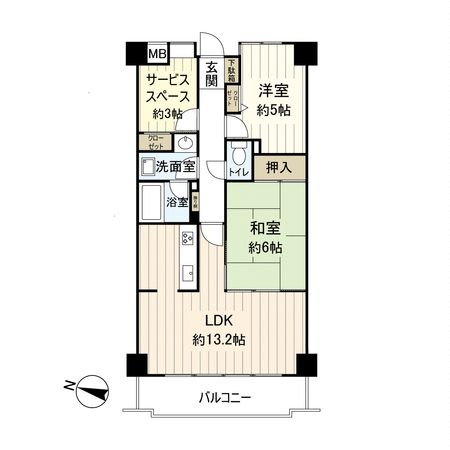 クラウンハイム伊丹 間取図(平面図) 間取図(平面図)