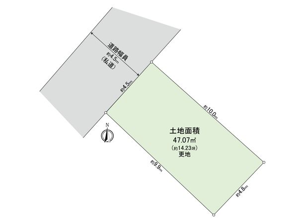 甲子園浦風町 土地 区画図 甲子園浦風町 土地 区画図