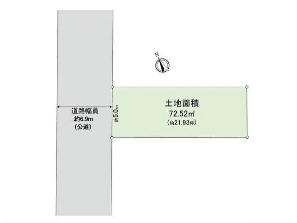 津門仁辺町 土地 区画図 津門仁辺町 土地 区画図