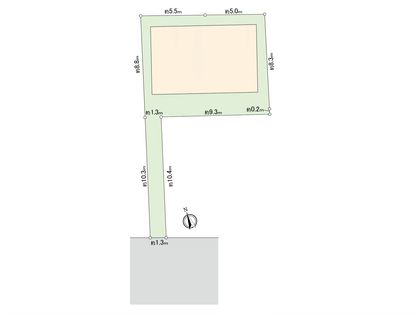 上甲子園2丁目 土地 区画図