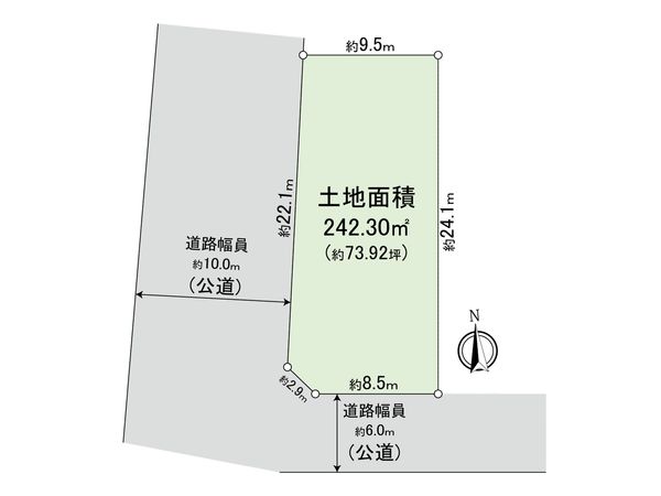 花園町 土地 区画図