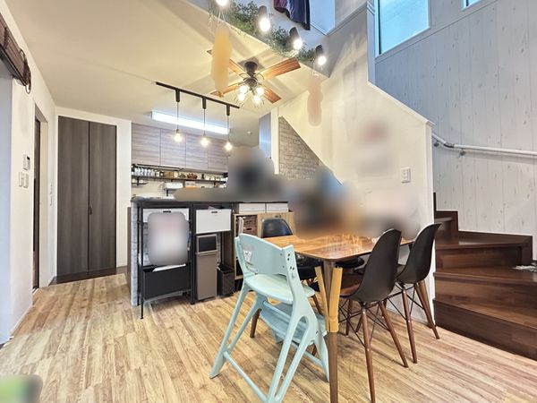 枝川町 戸建 リビング