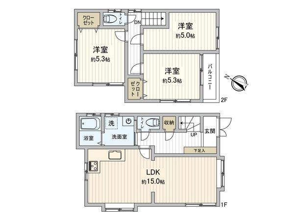 今津社前町・中古戸建 間取図(平面図) 今津社前町・中古戸建 間取図(平面図)