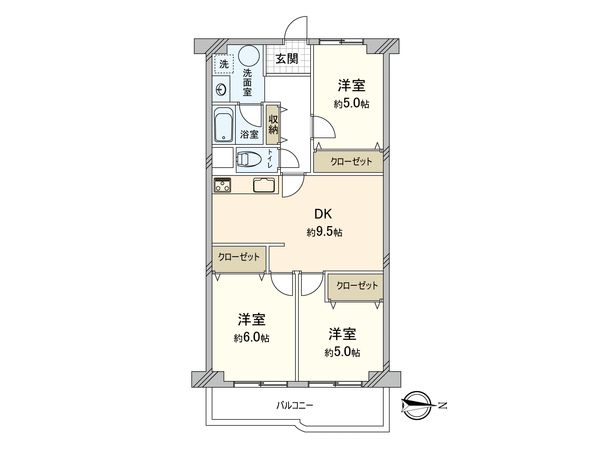 武庫川ニュースカイハイツ 間取図(平面図) 間取図(平面図)