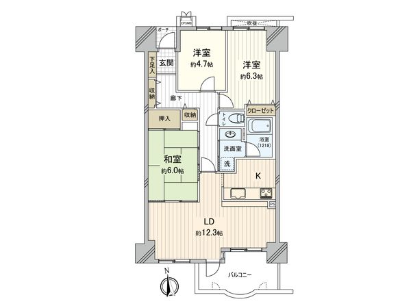間取図(平面図)
