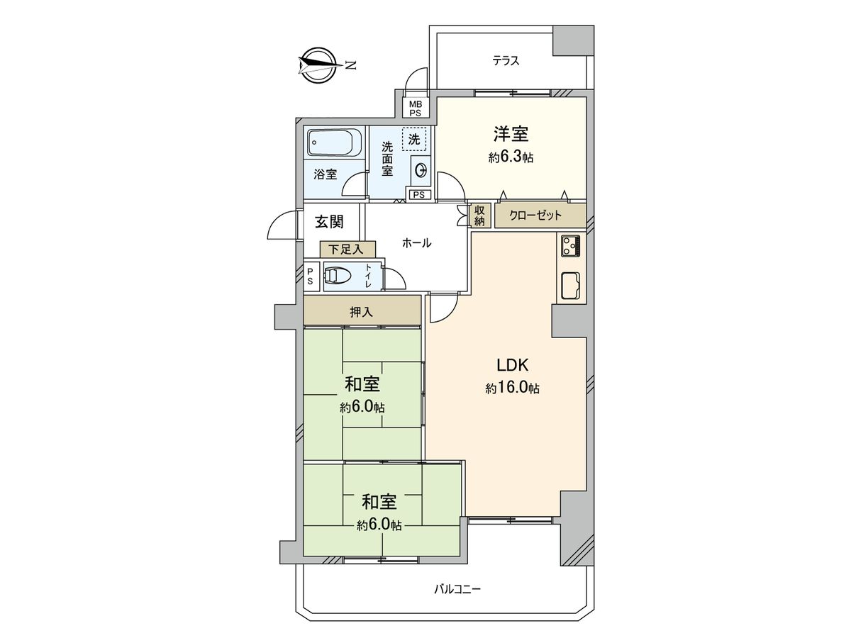 間取図(平面図)