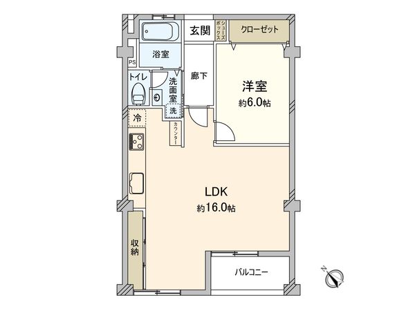 甲子園第6コーポラス 間取図(平面図) 間取図(平面図)