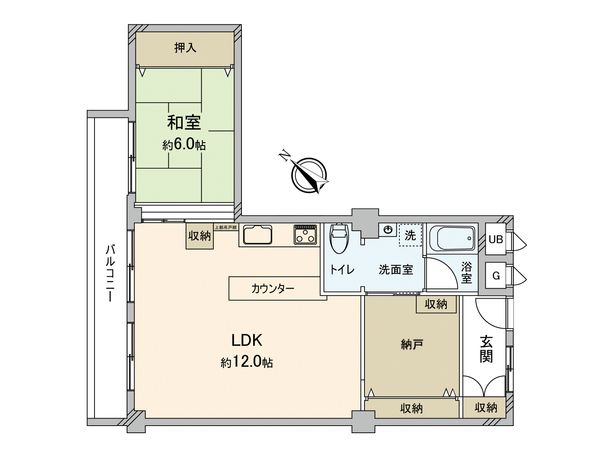 日商岩井上甲子園マンション 間取図(平面図) 間取図(平面図)