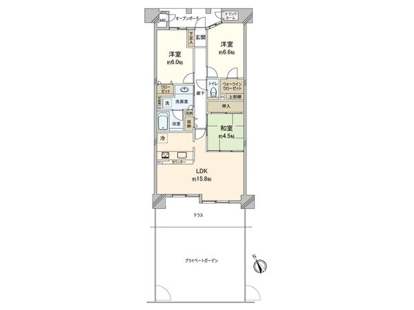 コスモ西宮フィールズ 間取図(平面図) コスモ西宮フィールズ 間取図(平面図)