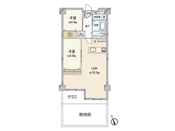 ジークレフ武庫川 間取図(平面図) 間取図(平面図)
