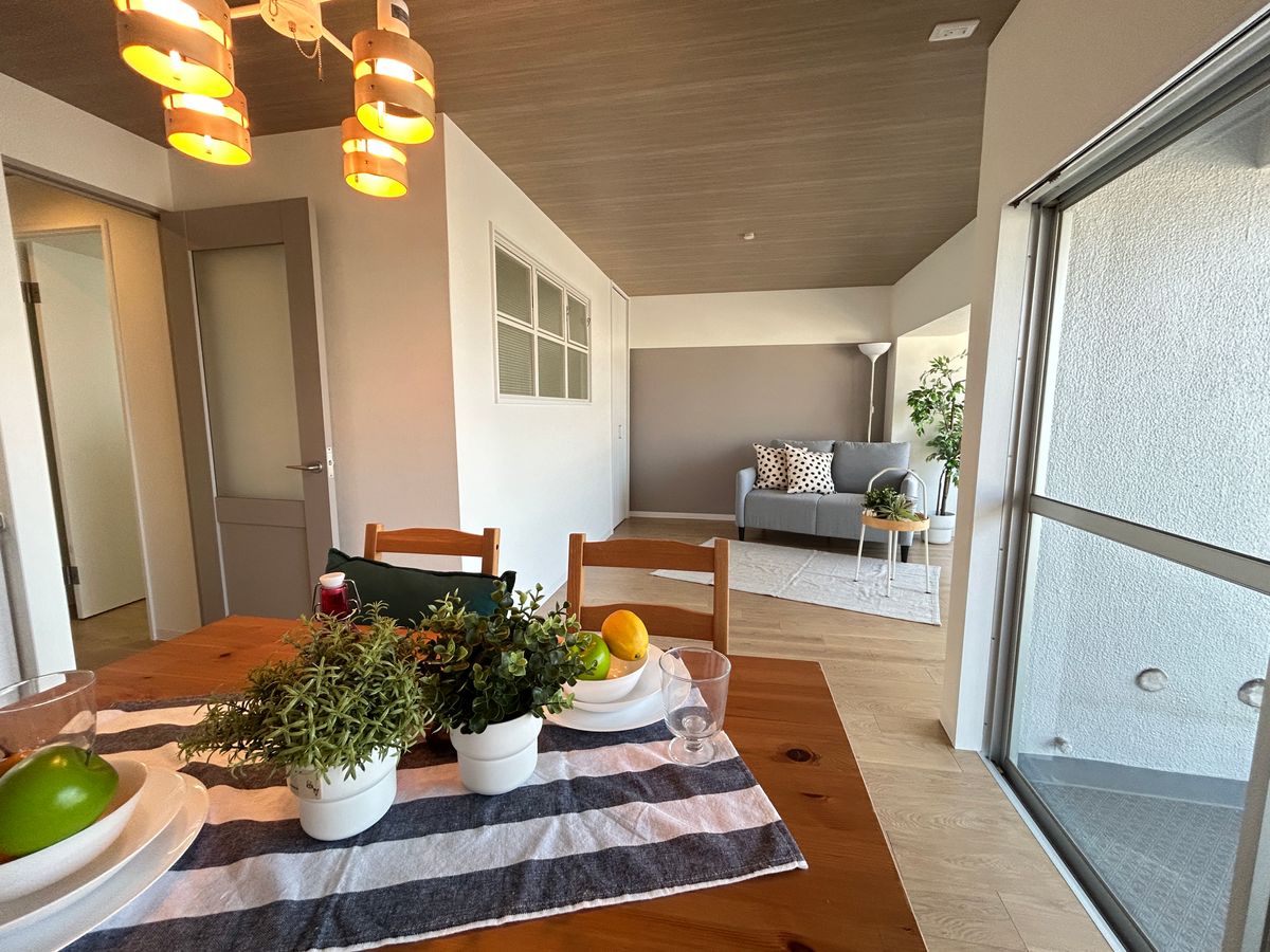 鳴尾小松住宅 A棟 リビング リビング