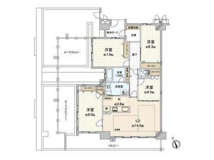 間取図(平面図) 間取図(平面図)