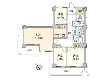 間取図(平面図)