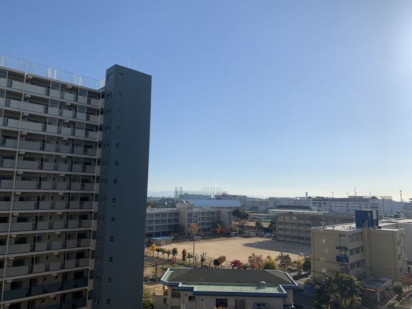 武庫川あおぞらのまち 26号棟 南東側バルコニーからの眺望