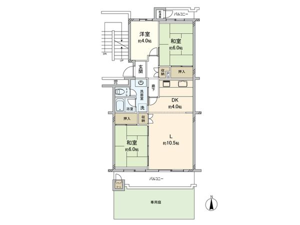 今津浜パークタウン 16号棟 間取図(平面図)