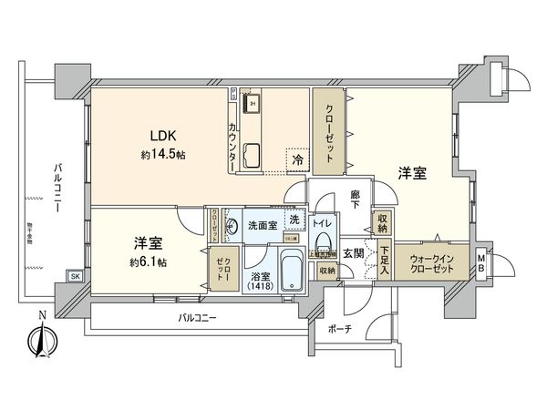 シティオガーデン西宮 間取図(平面図) シティオガーデン西宮 間取図(平面図)