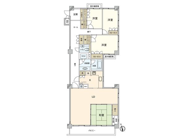 ライオンズマンション甲子園一番町 間取図(平面図) ライオンズマンション甲子園一番町 間取図(平面図)