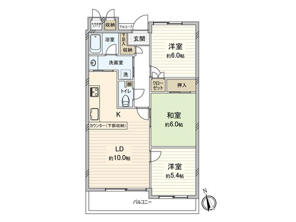 サーパス鳴尾 間取図(平面図) サーパス鳴尾 間取図(平面図)
