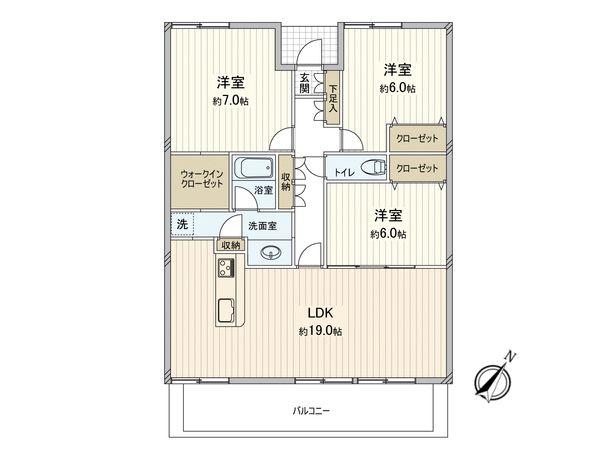 武庫川第2三番街 8号棟 間取図(平面図) 武庫川第2三番街 8号棟 間取図(平面図)