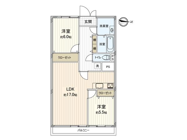 浜甲子園グリーンマンション 間取図(平面図) 浜甲子園グリーンマンション 間取図(平面図)