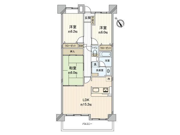 コート甲子園南2番館 間取図(平面図) コート甲子園南2番館 間取図(平面図)