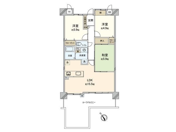 ネオステージ甲子園シーサイドヴュー 間取図(平面図) 間取図(平面図)