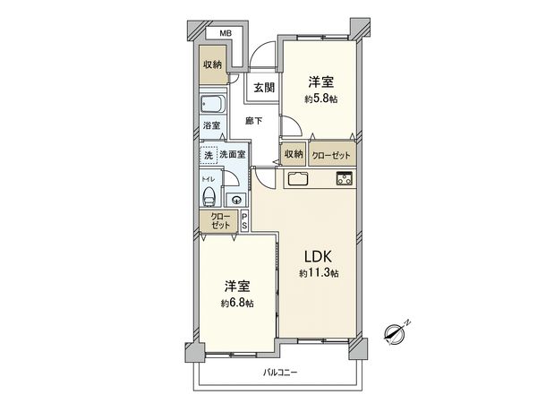 武庫川あおぞらのまち 25号棟 間取図(平面図) 武庫川あおぞらのまち 25号棟 間取図(平面図)