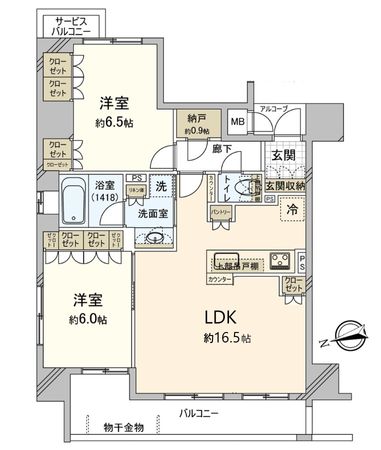 間取図(平面図)