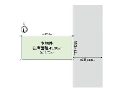右京区西院西高田町 区画図
