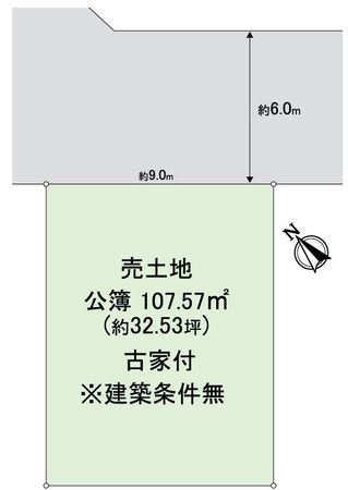 京都府京都市右京区鳴滝宅間町 区画図 区画図