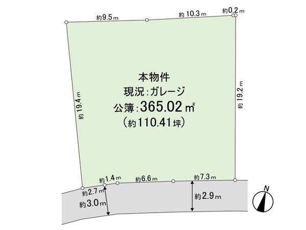 右京区嵯峨天龍寺今堀町 区画図 右京区嵯峨天龍寺今堀町 区画図