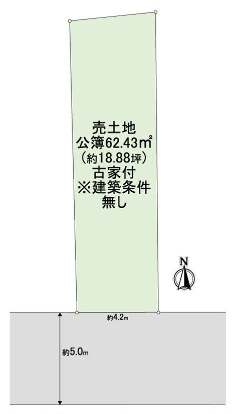 右京区梅津徳丸町 区画図 区画図