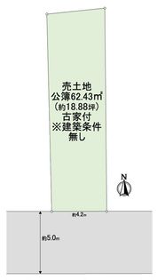 右京区梅津徳丸町 区画図