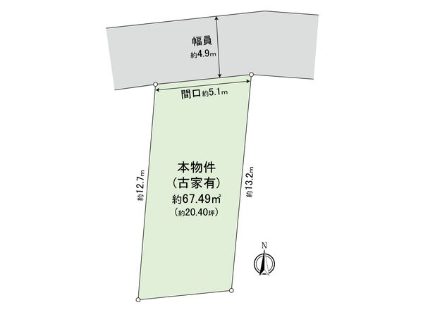 右京区嵯峨中又町 区画図 右京区嵯峨中又町 区画図