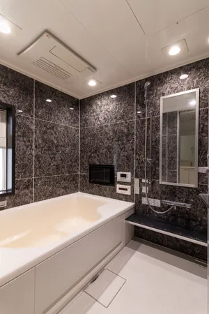 ゆとりある1822タイプの浴室