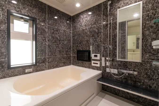 ゆとりある1822タイプの浴室