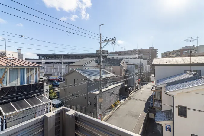 3階バルコニーからの眺望