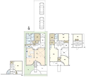 右京区西院金槌町 間取図(平面図)