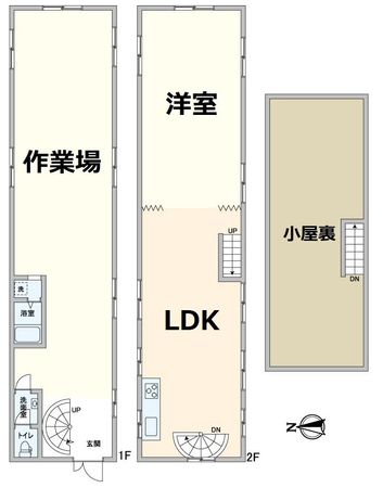 南区吉祥院西ノ茶屋町 間取図(平面図) 南区吉祥院西ノ茶屋町 間取図(平面図)